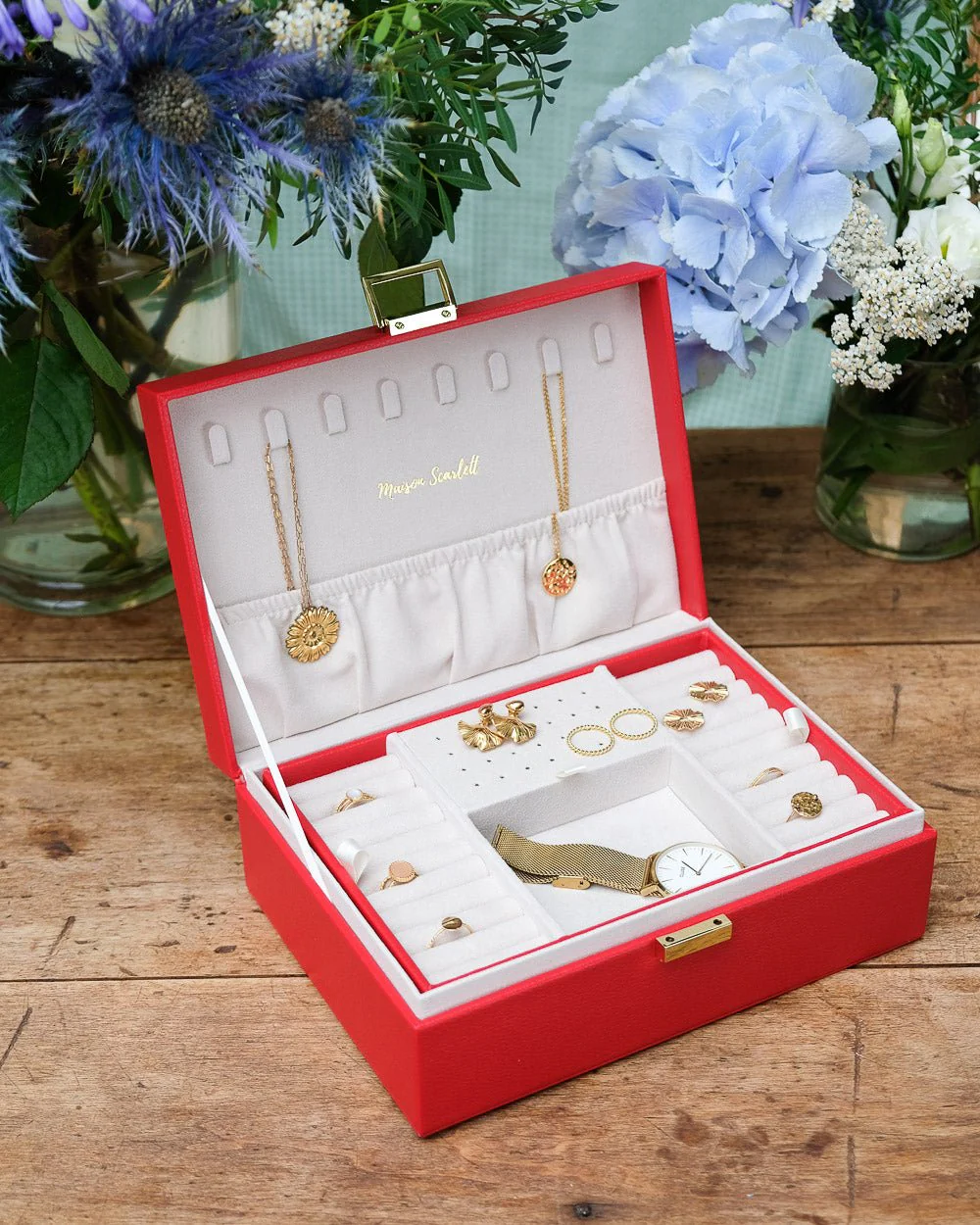 Boîte à bijoux Louise en cuir PU - Image 13