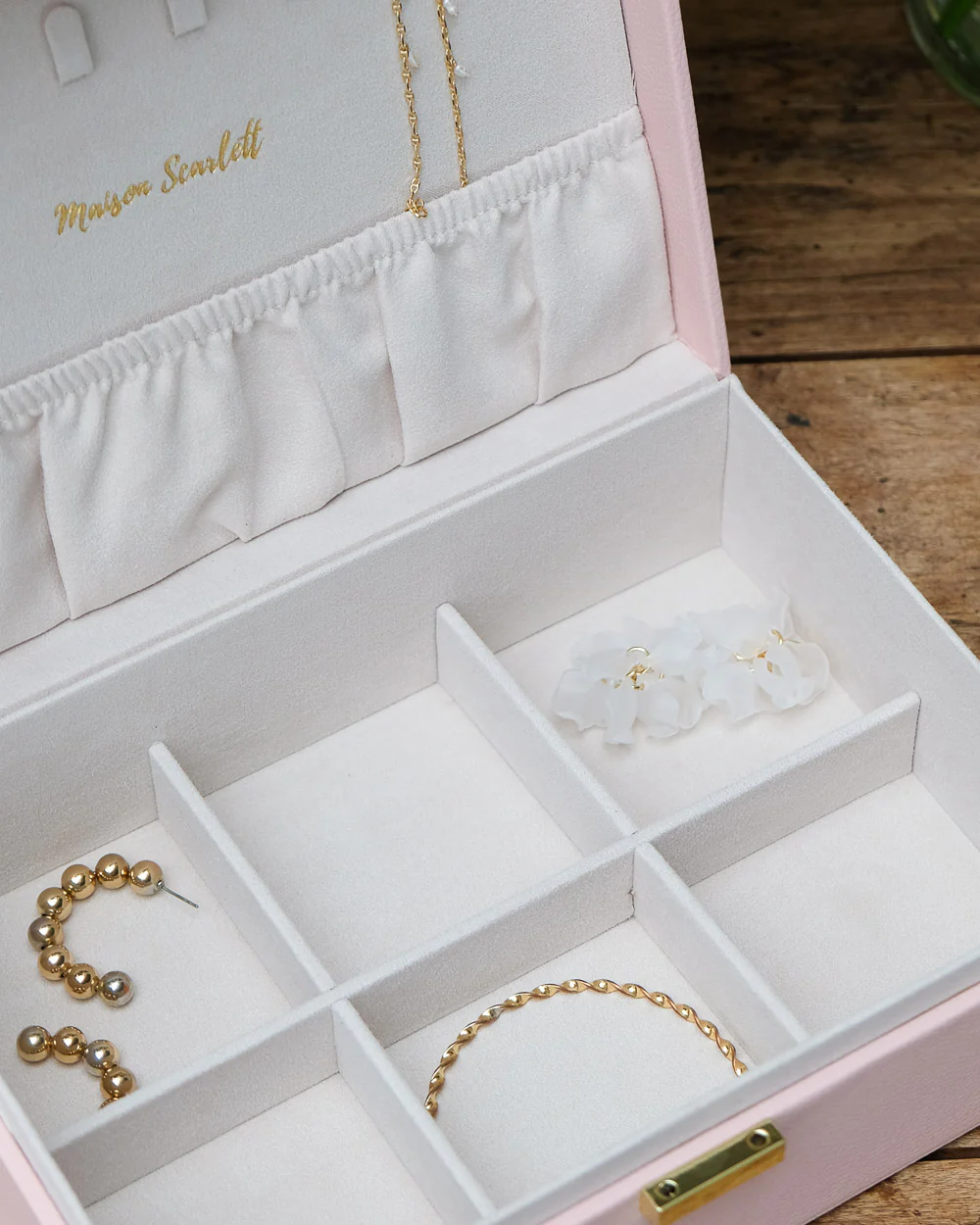 Boîte à bijoux Louise en cuir PU - Image 19