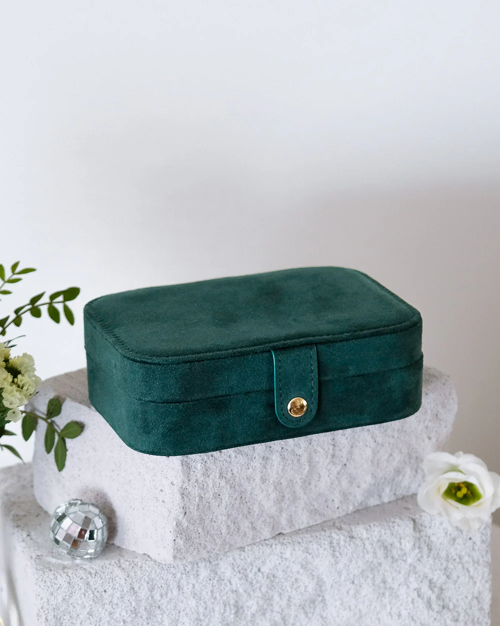 Boîte à bijoux de voyage Brigitte en velours - Image 10