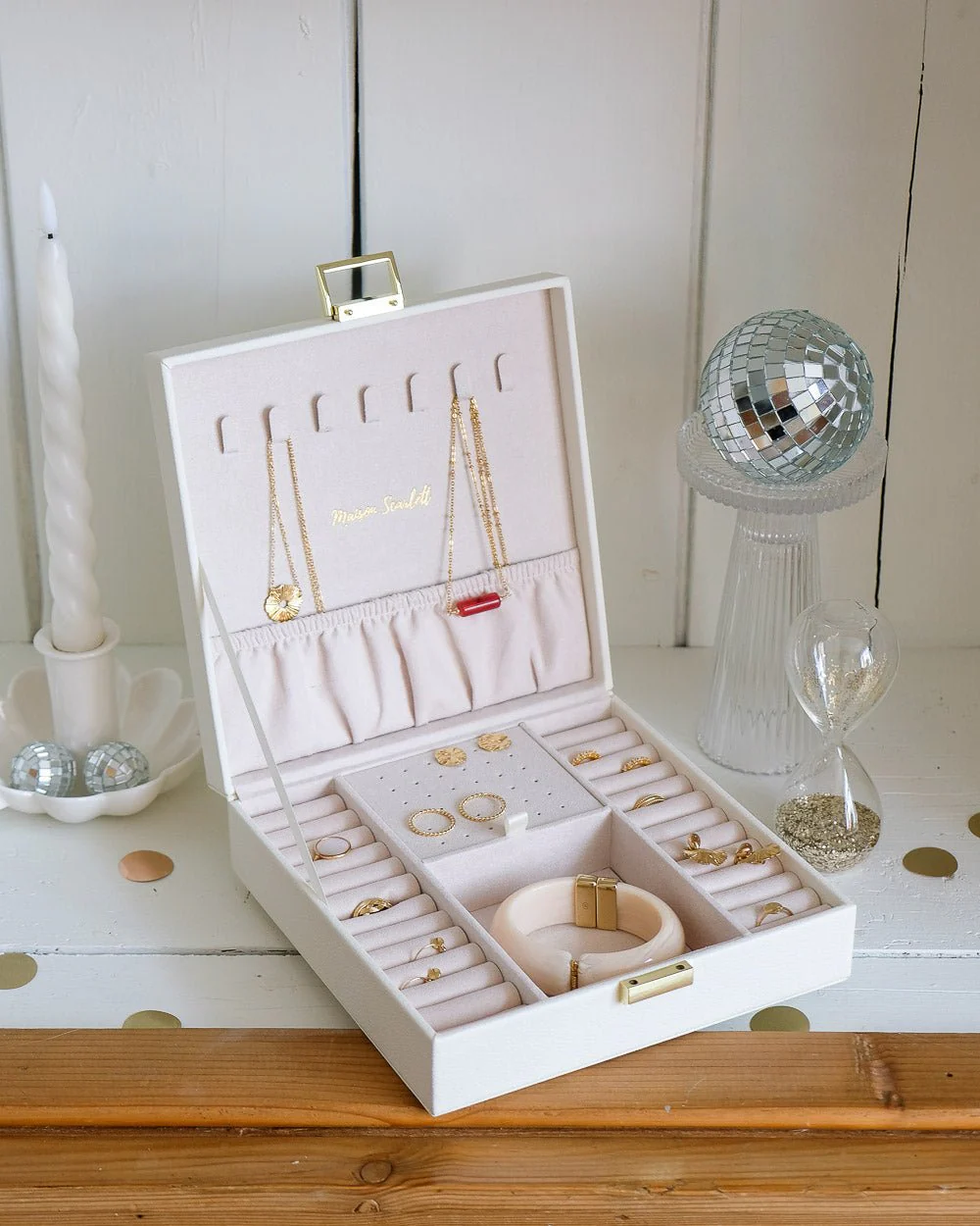 Boîte à bijoux Anne en cuir PU - Image 13