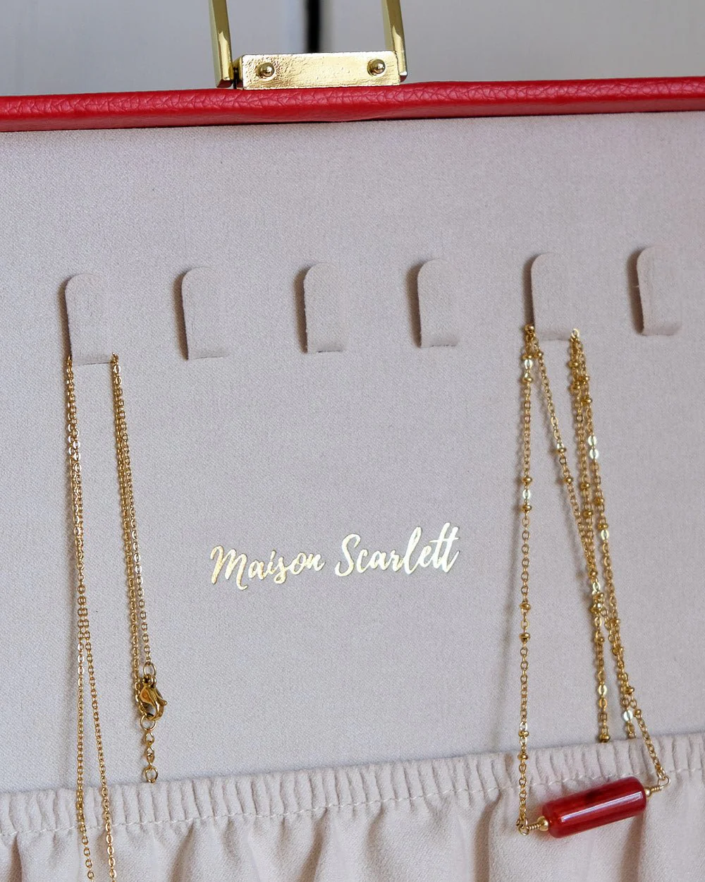Boîte à bijoux Anne en cuir PU - Image 17