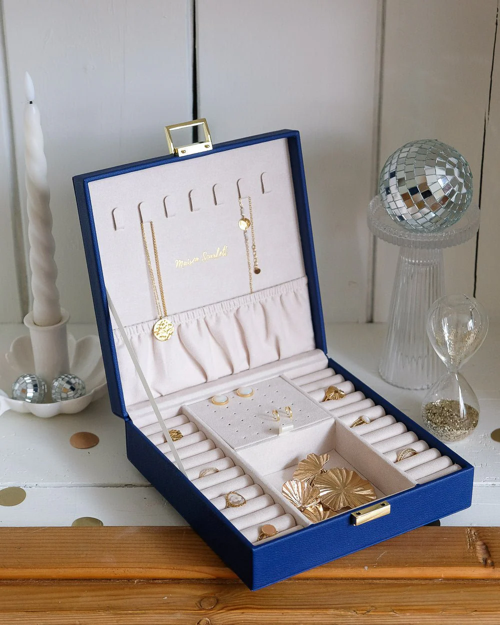 Boîte à bijoux Anne en cuir PU - Image 7