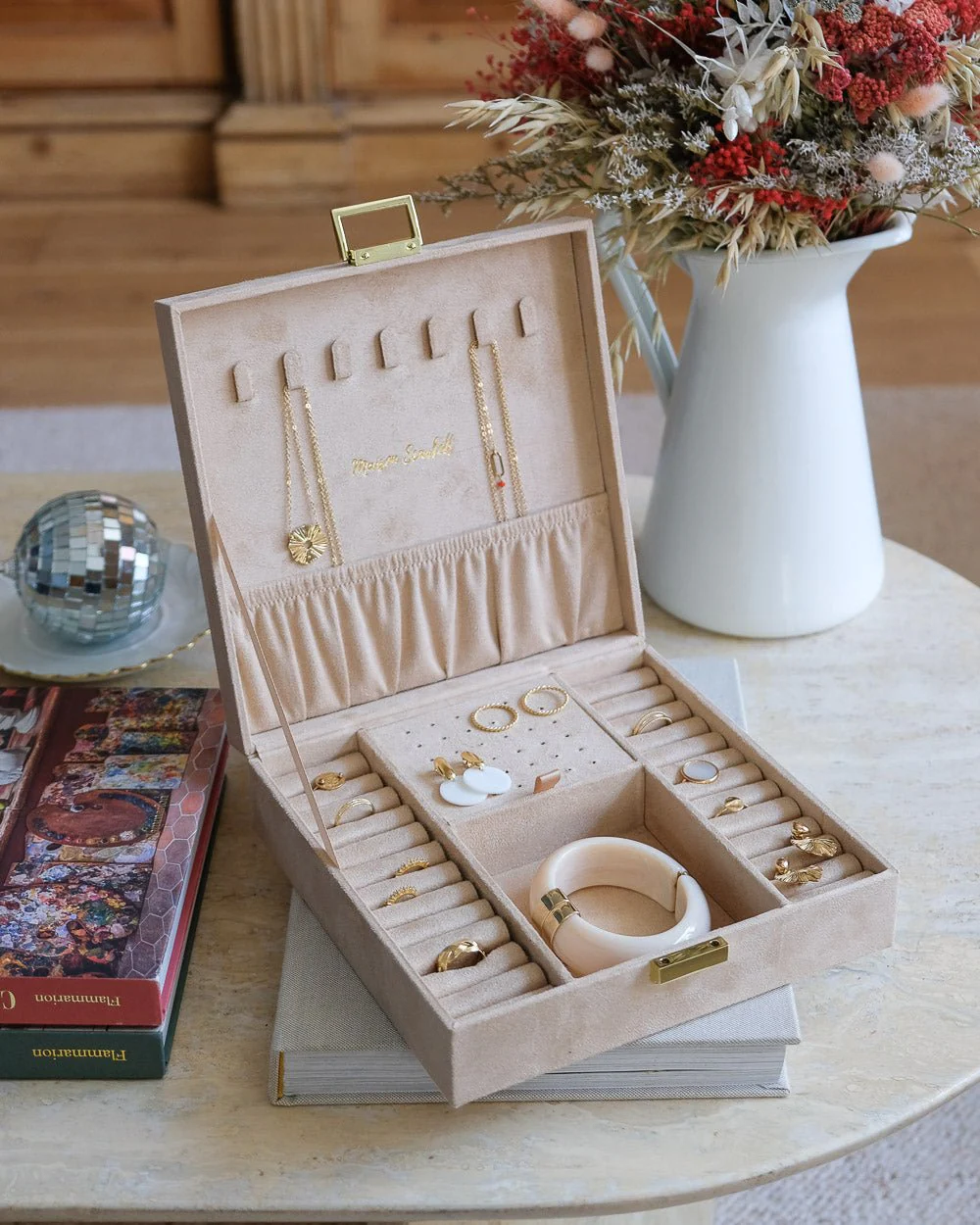 Boîte à bijoux Anne en velours - Image 18