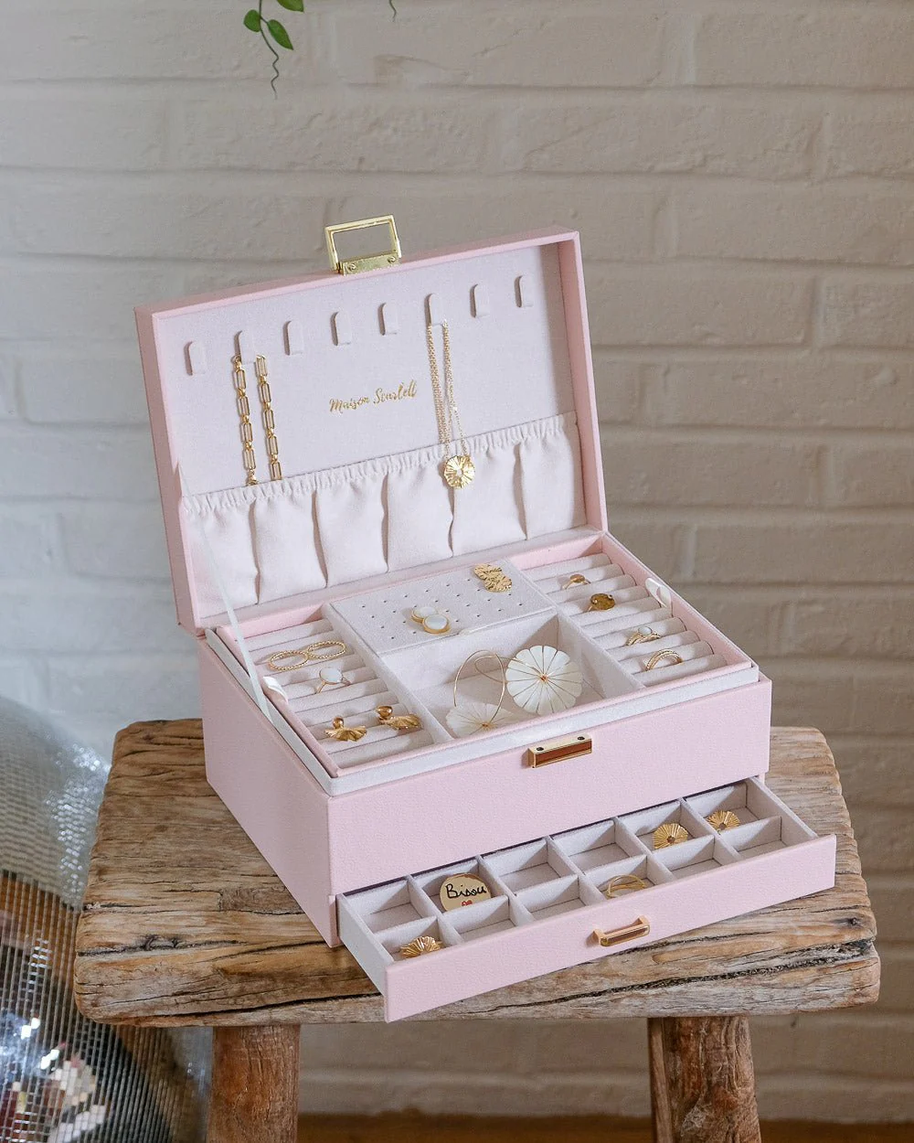 Boîte à Bijoux Denise en cuir PU - Image 21