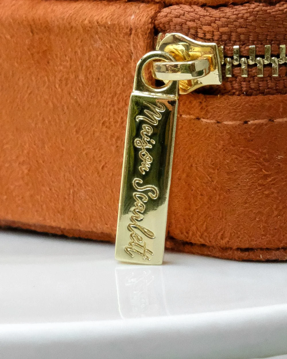 Mini boîte à bijoux de voyage Marie en velours - Image 7