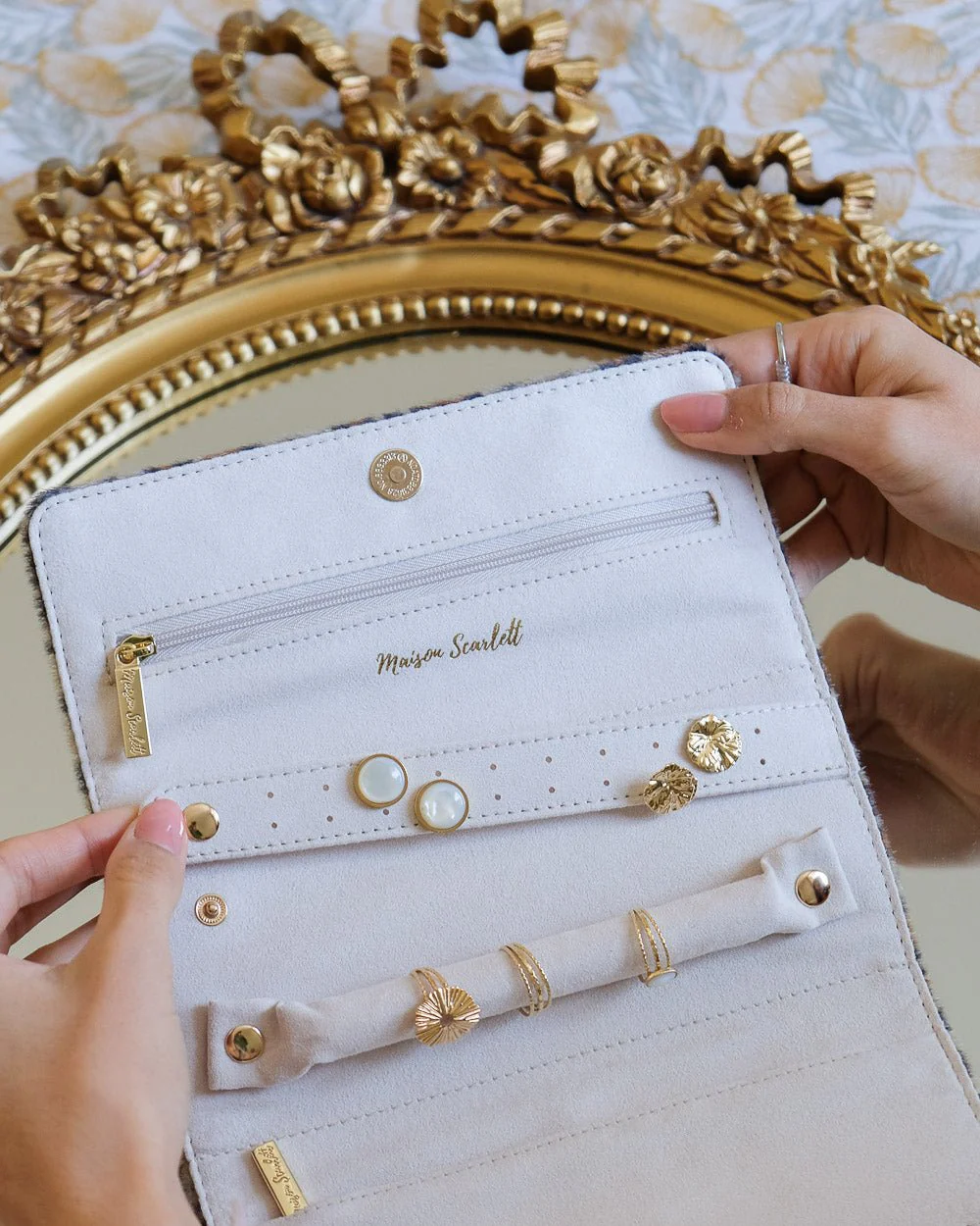 Pochette à bijoux Catherine en léopard - Image 3