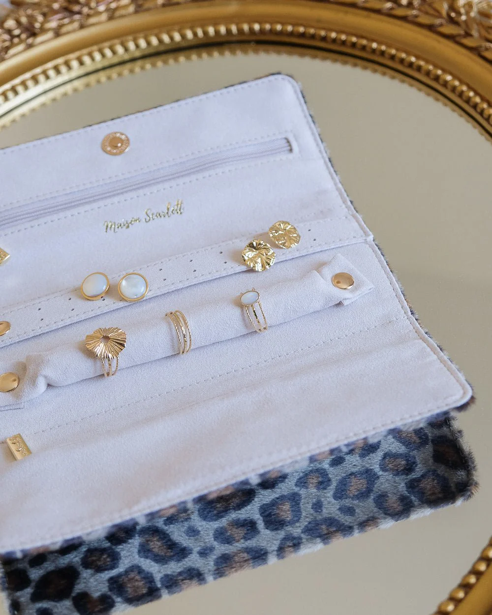 Pochette à bijoux Catherine en léopard - Image 5