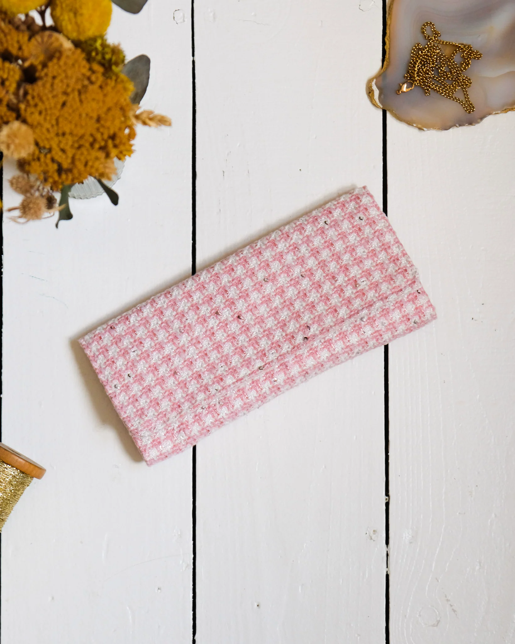 Pochette à bijoux Catherine en pied-de-poule - Image 10