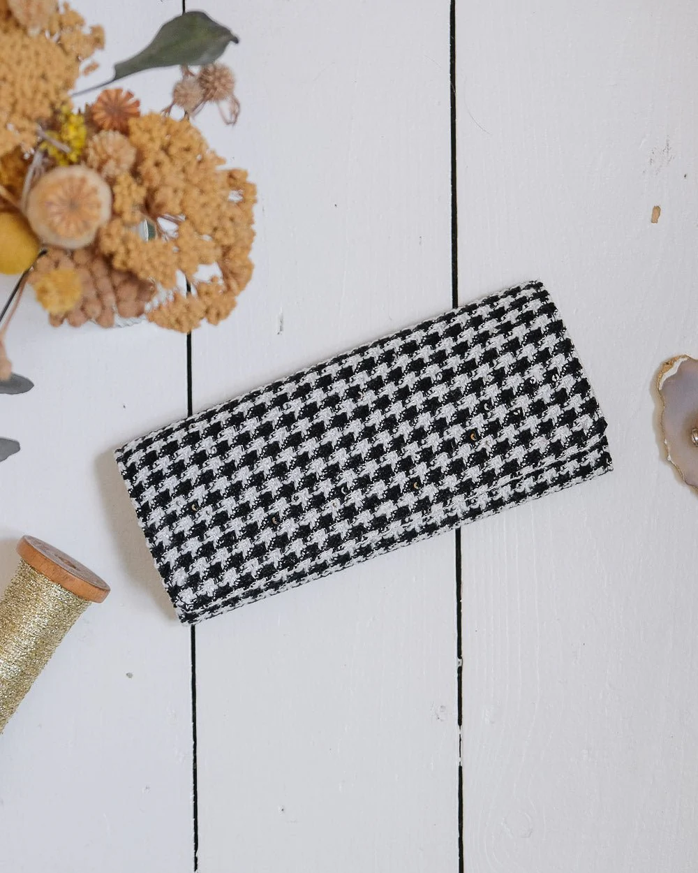 Pochette à bijoux Catherine en pied-de-poule - Image 12